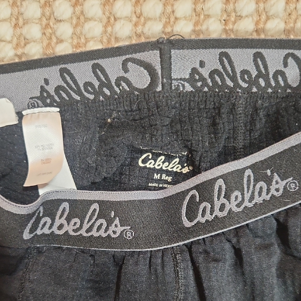 Cabela's Black Thermal Pants - Picture 2 of 4